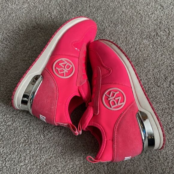 DKNY Womens Sabatini Pink Fitness Gym Trainers Sock Sneakers‎ 8.5 - Picture 6 of 6